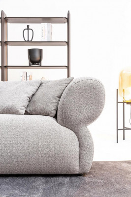 Italský nábytek velká pohovka gauč 6 místní Italské XXL pohovky pohovky textilní