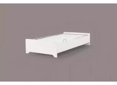 Postel Bílá Ložnice Dětský pokoj Postele Dřevo Dřevěná postel 100x200cm