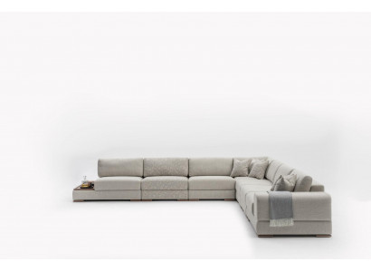 Rohová pohovka, luxusní polstrovaná sedací souprava do obývacího pokoje, moderní nábytek, nová sofa