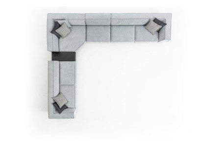 Sofa L Form Pohovka Polštář Obývací pokoj Moderní design Rovná pohovka Textilní Pohovky