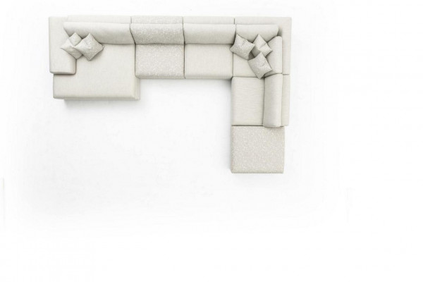 Ecksofa obývací landschaft látka velká pohovka pohovka u tvaru čalounak 150x425x290