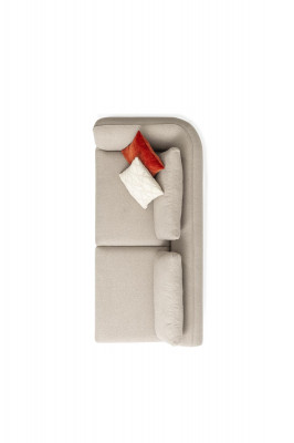 Rohová sedací souprava U-formy Luxus obývací pokoj Beige čalouněná pohovka moderní styl Nový.