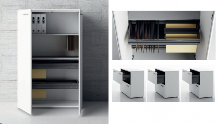 Skrín s dokumenty Nábytok Registre Skrine Polica Kancelársky nábytok Šatník Frezza Luxus