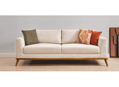Elegantní pohovka 3-místná design nábytek obývací pokoj luxusní pohovky 223 cm