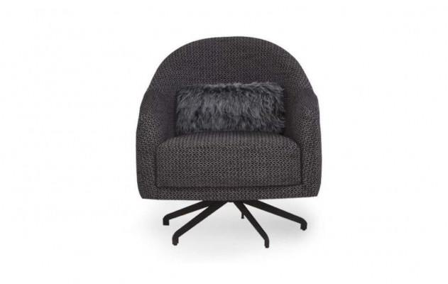 Design křeslo obývacího pokoje Luxus nábytek černý Stylový salón Klub