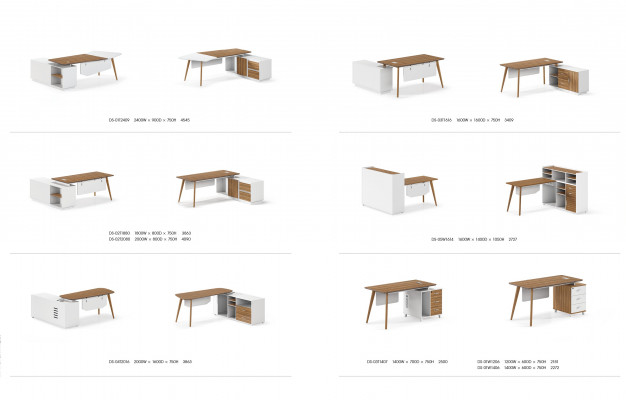 Stůl dřevo psací stůl moderní design stoly kancelářské zařízení rohové psací stoly