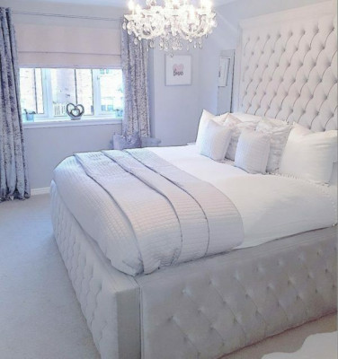 Hotel Chesterfield Luxus Bett Bílé ložnice Anglické postele