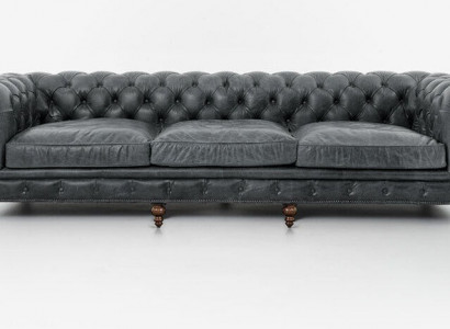 Chesterfield sedací souprava pohovka gauč polstrování 321 sedadlech kůže gaučů