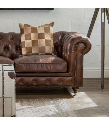 Sofa sestava 3+1 sedáků Pohovka Polstrovaná sedačka Chesterfield Textilní Kožená Nová