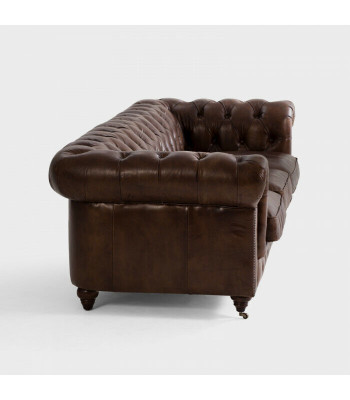 Sofa sestava 3+1 sedáků Pohovka Polstrovaná sedačka Chesterfield Textilní Kožená Nová