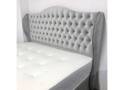 Chesterfield postel designová ložnice anglická postele 180x200cm textilní čalounění