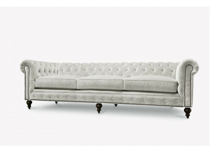 Pohovka Luxus Textil Chesterfield Pohovka Pohovky Potah 3 Místný Trojsedák Pohovky Nový