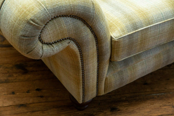Chesterfield Sofa 2-sedadlové Designové Pohovky Kovové Pohovky Kůže Relaxační Dvojsedačka
