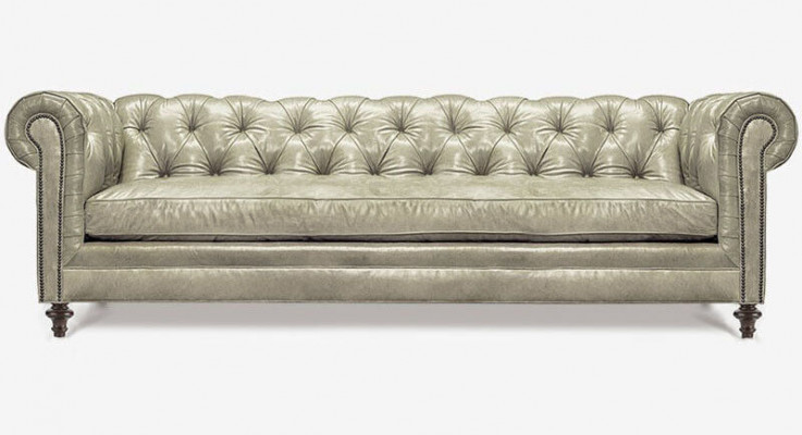 Chesterfield Luxus Pohovka Křeslo Potah Kožená Garnitůra 3+2+1 Posezení Nové
