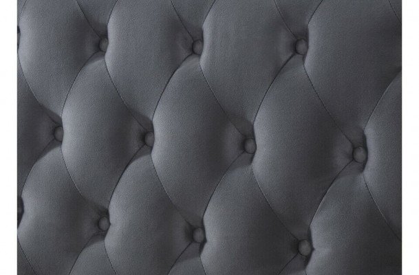 Klasická sametová textilní postel Queen Size postele Polstrovaná hotelový pokoj 180x200