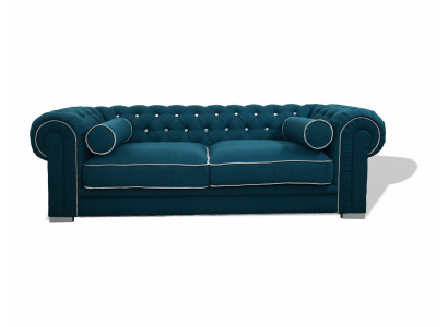 Chesterfield Sofa 3 MÍSTNÝ potah Designer Couchen Sofas Garnitur SL Sofa