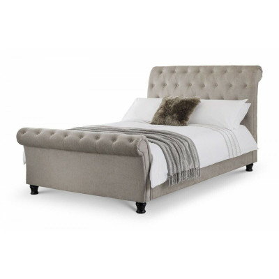 Chesterfield Design Připravitelské anglické postele Šedá 160/180x200 Manželská postel Postele