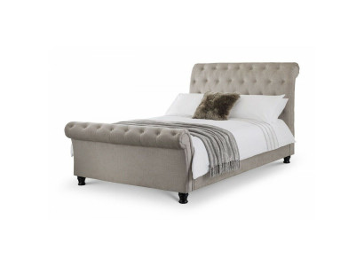 Chesterfield Design Připravitelské anglické postele Šedá 160/180x200 Manželská postel Postele