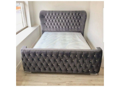 Chesterfield Design postel Textilie Kůže Samet Polštář Hotelové postele Ložnice