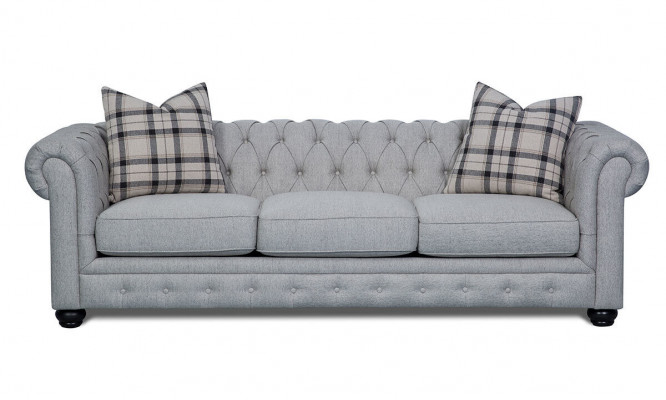 Chesterfield sada sedacích souprav, pohovka, gauč, čalouněná 3+1 místná sedačka kůže, textil nové.