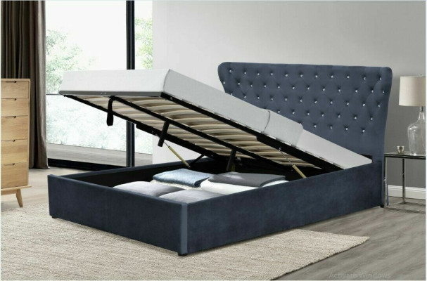 Chesterfield postel Design Ložnice Anglické postele Textilní čalounění