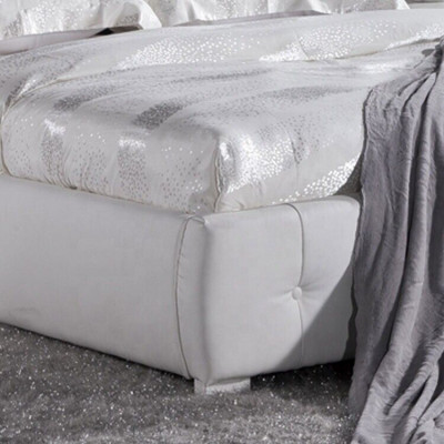 Klasická ložnice postel 160x200 cm Kožená textilní postel Chesterfield Hotelové postele