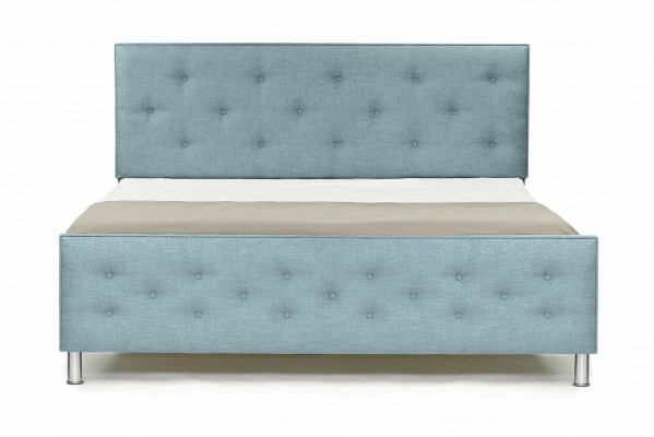 Chesterfield Design Anglická manželská postel 140/160/180x200 Turkysová potah