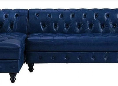 Chesterfield rohová sedací souprava pohovka pohovka tkanina rohová souprava klasický nábytek