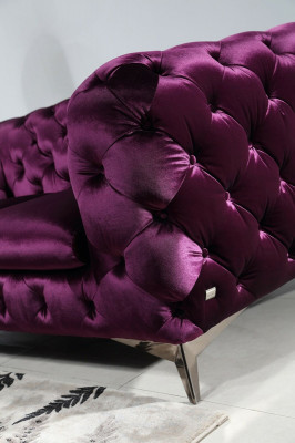 Přeloženo do češtiny: Pohovka Chesterfield Couch polštáře XXL Big Garnitur Textil 3+2+1 designer pohovky