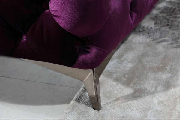 Přeloženo do češtiny: Pohovka Chesterfield Couch polštáře XXL Big Garnitur Textil 3+2+1 designer pohovky