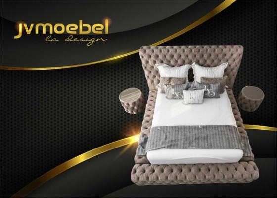 Textilní lůžkoviny Ložnice Nábytek Luxury Moderní postele Chesterfield Boxspring Nové