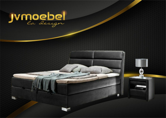Ložnice Luxus Boxspring postel postele Dvojitý nábytek Tkanina 140 160 180 x 200 cm