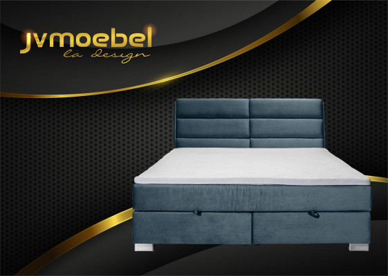 Ložnice Luxus Boxspring postel postele Dvojitý nábytek Tkanina 140 160 180 x 200 cm