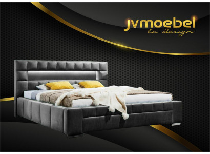 Postel včetně LED osvětlení Ložnice Design Nábytek Moderní Postele Luxus Dvojité