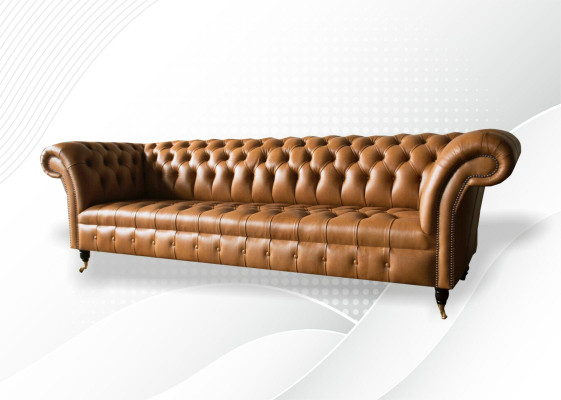 Design Pohovka Chesterfield Polštář Moderní Textilní Látka Pohovky 4-členná Novácesta