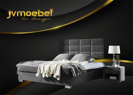 Ložní textilie Ložnice Design Nábytek Moderní Luxusní postele Rám postele Látka Nový