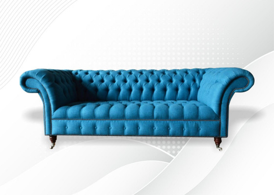 Design Couch Pohovka Potahové Pohovky Tkanina Moderní Sedací Souprava 3 místná Pohovky