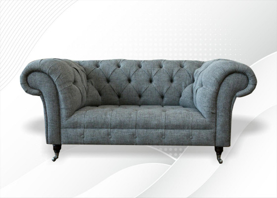 Chesterfield Design Luxus Polster Sofa Couch Sitz Garnitur Leder Textil Sofas  Chesterfield design luxus polstrová pohovka sedací souprava kůže textilní pohovky