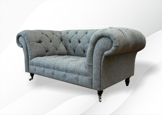 Chesterfield Design Luxus Polster Sofa Couch Sitz Garnitur Leder Textil Sofas  Chesterfield design luxus polstrová pohovka sedací souprava kůže textilní pohovky