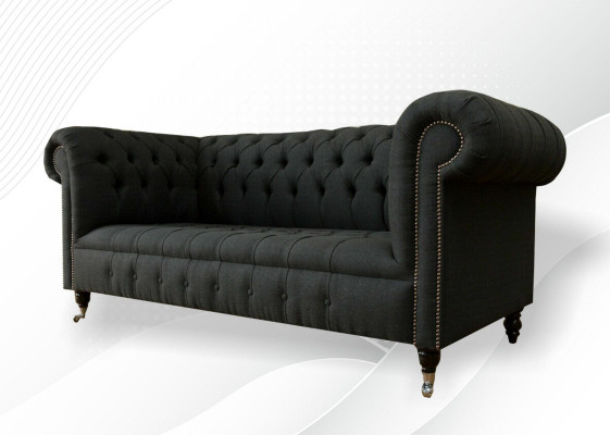 Design pohovka pohovky sedací souprava látkové moderní garnituře 3-sedačka polštáření