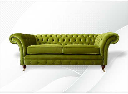 Sofa 3 Sitzer Wohnlandschaft Sofás Tapicería Conjunto de Telas de Tres Plazas Nuevo