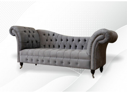 Lounge Sofa Obývací pokoj Látka Pohovka Chaiselounge Chesterfield Sedací polstrovný Nový