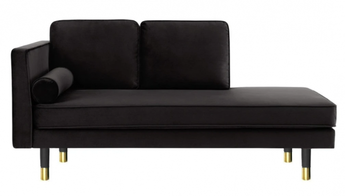 Chaiselongue kreativní nábytek Nová obývací pokoj moderní design černá pohovka
