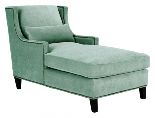 Chaiselongue Ležení Nábytek Ottomane Obývací pokoj Design Pohovka Beige Látka Ležící