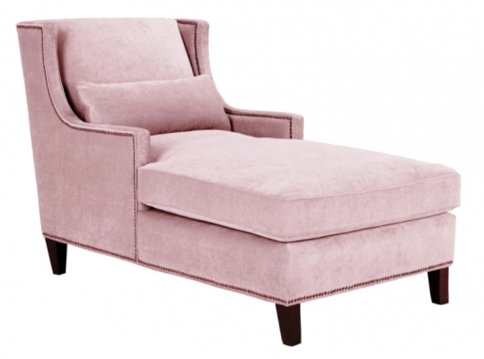 Chaiselongue Ležení Nábytek Ottomane Obývací pokoj Design Pohovka Beige Látka Ležící