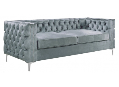 tyrkysová pohovka Chesterfield luxusní sametová látková pohovka sofa set knoflíky polstrování nová