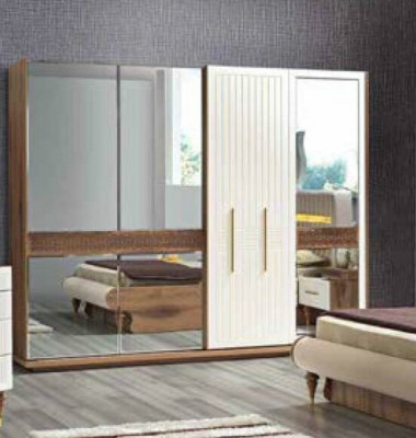 Elegantní moderní ložnicový nábytek v luxusním evropském designu.