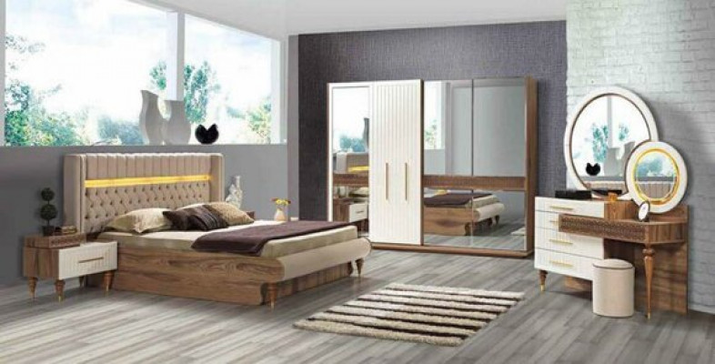 Šatní skříň Skříň Luxus Dřevo Skříně Nábytek Design Ložnice