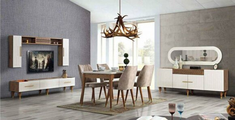 Stojan TV Sideboard Skříň Obývací pokoj Dřevo Komody Nábytek
