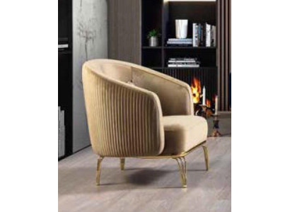 Křeslo Moderní Pohovka Pohovka Relax Textil Lounge Textil Sedačka Luxus Sedadlo Polyester